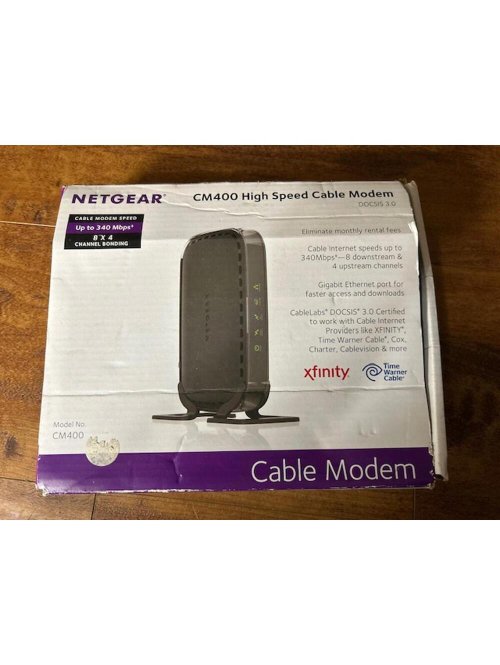 Netgear CM400 High Speed Cable Modem DOCSIS 3.0